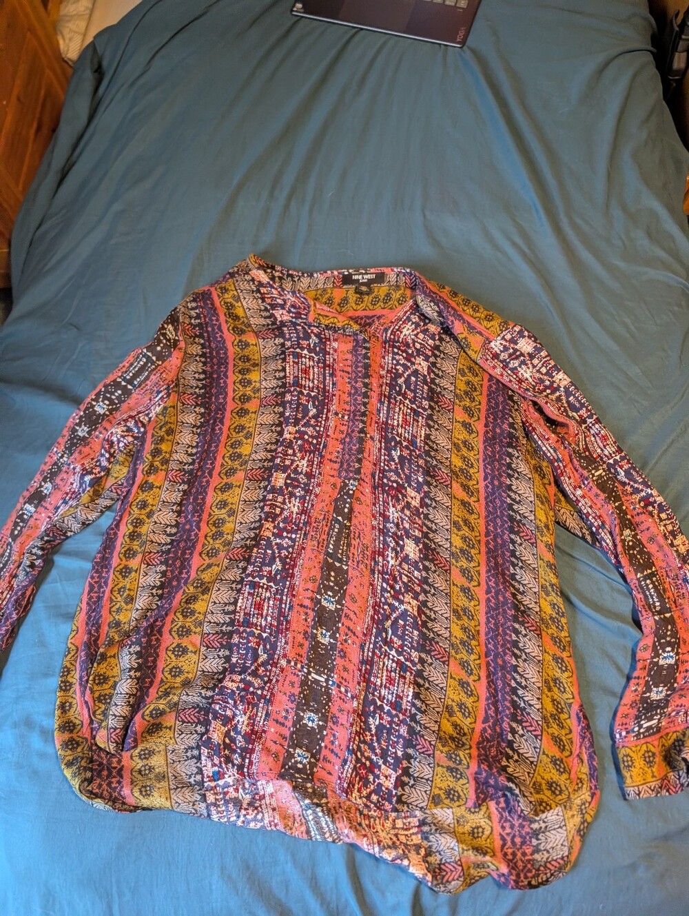 Nine West Jeans Multicolor Shirt